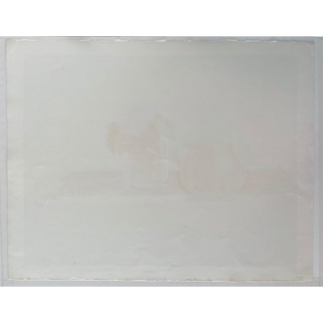 Efraim Fima, Chinese Israeli Modernist Still Life Lithograph Abstract Flowers in Vase For Sale - Image 9 of 10