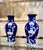 Chinese Pair Chinese Porcelain Cobalt Vases, Early 20th Century For Sale - Image 3 of 8