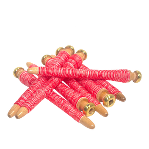 Late 19th Century Brass-Tipped Wooden Quill Bobbins Factory Used Textile Mill Reclaimed Spools, Circa 1880's–1930's- Set of 8