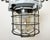 Industrial Bunker Ceiling Light with Iron Cage from Elektrosvit, 1970s For Sale - Image 4 of 18