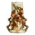 Monumental Art Nouveau Josef Strnact Majolica Vase With Peaches, Bohemia For Sale