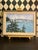 Impressionist Coastal Harbor Oil Painting With Sailboats, Framed 24" Signed Eileen Kelly For Sale - Image 15 of 15