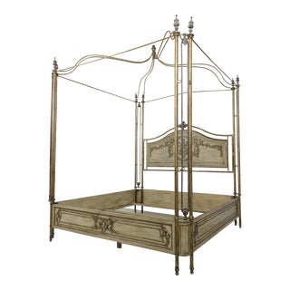 Maitland Smith King Sized Venetian Style Monumental Bed For Sale