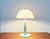 German Postmodern Table and Floor Lamps with Light Blue and White Swirl Pattern, 1980s, Set of 2 For Sale - Image 14 of 18