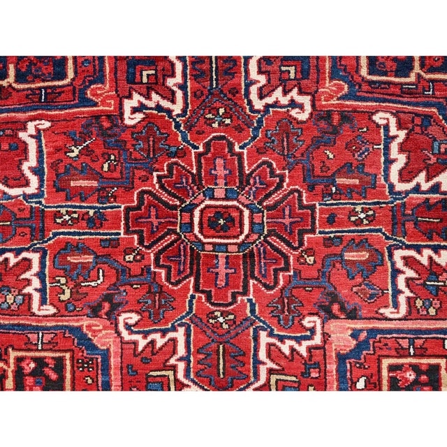 1960 Red Vintage Bohemian Persian Rug For Sale In New York - Image 6 of 12