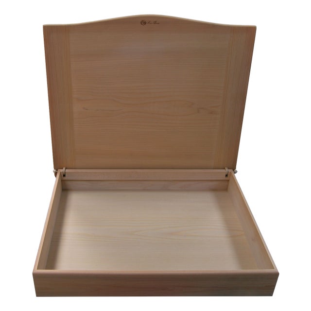 Cypress Wooden Box by Pierluigi Ghianda for Loro Piana, 1980s For Sale
