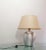 Table Lamp in Brushed Aluminum & Italian Fabric, 1970s For Sale - Image 12 of 12