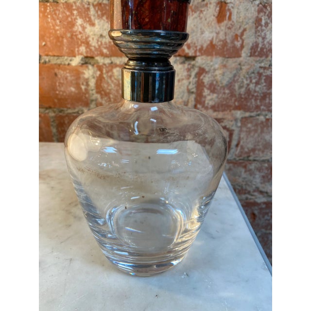 Metal 1960s Decorative Italian Bottle For Sale - Image 7 of 8