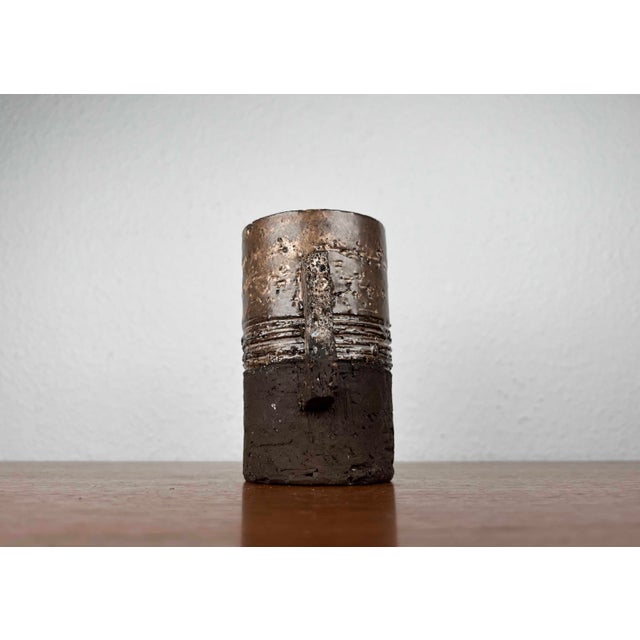 Mid-Century Modern Mid-Century Modern Danish Studio Pottery Mug Vase by Robert Rob Bentsen, 1960s For Sale - Image 3 of 17