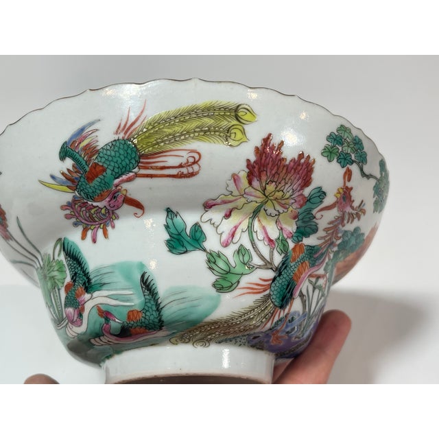 Antique Chinese Porcelain Bowl For Sale - Image 9 of 13