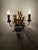 Wall Lamp with Ears of Wheat Crystal Gold and Silver Leaf from Maison Bagues, 1960s For Sale - Image 11 of 12