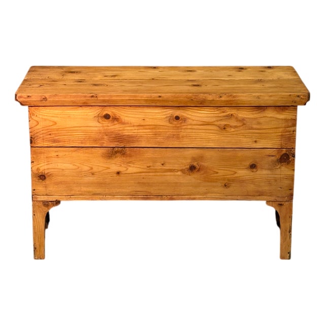 Antique Fir Chest, 1890s For Sale