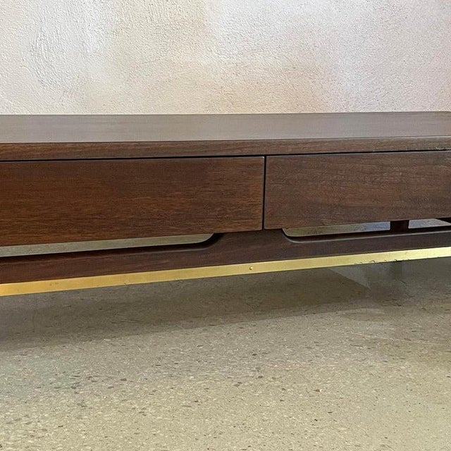 1950s American of Martinsville Console Coffee Table Media