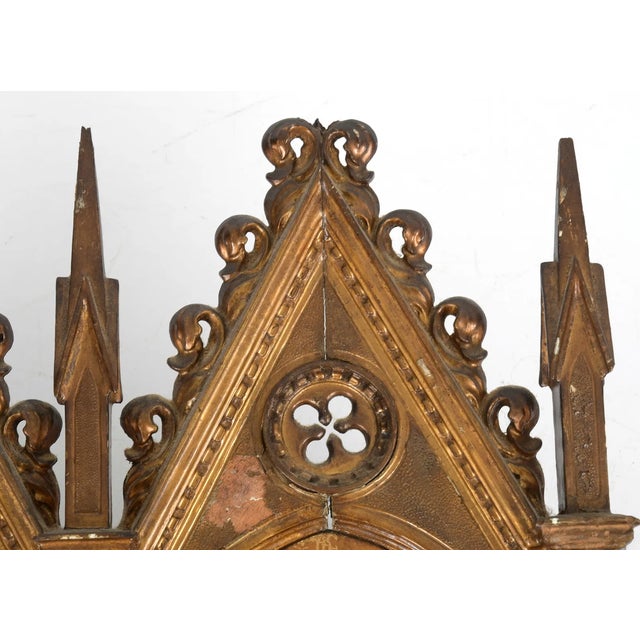 Gold Italian Gothic Revival Devotional Diptych After Fra Angelico For Sale - Image 8 of 9