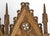 Gold Italian Gothic Revival Devotional Diptych After Fra Angelico For Sale - Image 8 of 9
