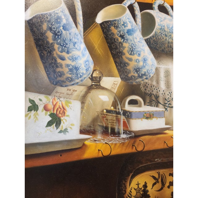 1990s Stunning Photo Realism Original Still Life Oil Painting For Sale - Image 9 of 9