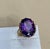 15 Carat Amethyst Cocktail Ring in 14 Karat Yellow Gold For Sale - Image 10 of 18