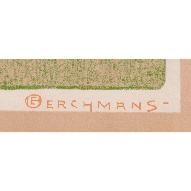 Late 19th Century Émile Berchmans, Renouveau, 1897, Lithograph on Paper For Sale - Image 5 of 10