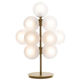 Stellar Grape Small Transparent Acetato Champagner Floor Light by Pulpo For Sale