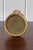 Petite antique French brass tabletop frame featuring an elegant bow detail, rich patina, and timeless charm. Perfect for...