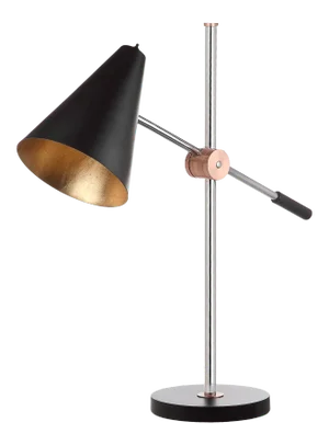 Modern Task Lamp - Chrome & Black