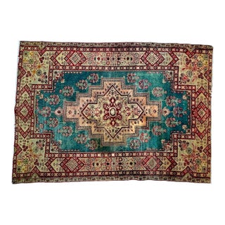 Antique Turkish Rug , 4'4" X 6'2" For Sale