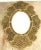 Spanish Colonial Bird & Floral Decorated Gilt Scalloped Verre Églomisé Mirror For Sale - Image 4 of 9