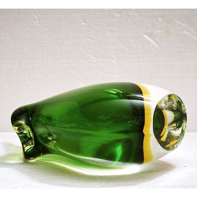 Large Murano Sommerso Teardrop Art Glass Vase from Cenedese, Italy, 1970s For Sale - Image 17 of 18
