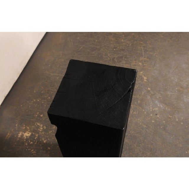 19th Century Indonesian Carbonized Ironwood Pedestal Columns – A Pair For Sale - Image 12 of 12