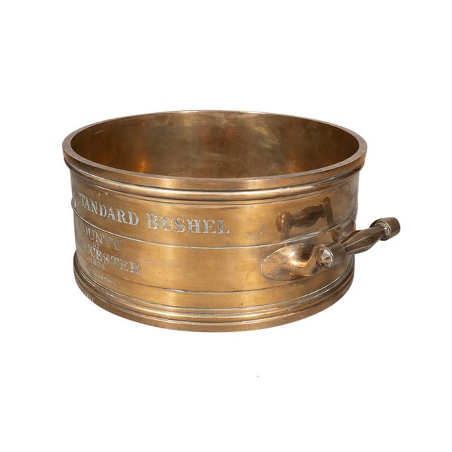 Metal Victorian Bronze Imperial Standard Bushel Measure For Sale - Image 7 of 11