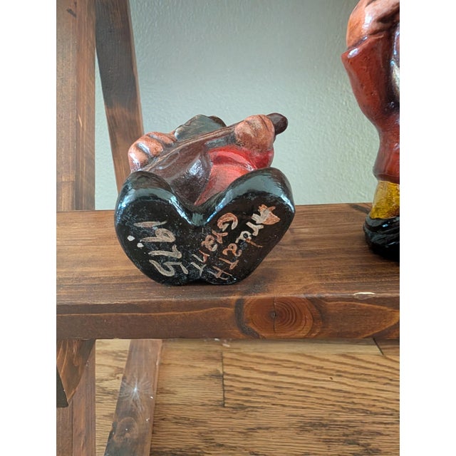 Rare Signed Ardath Grant Ceramic Gnome Collection (1974–2002) – 10 Piece Set For Sale - Image 4 of 4
