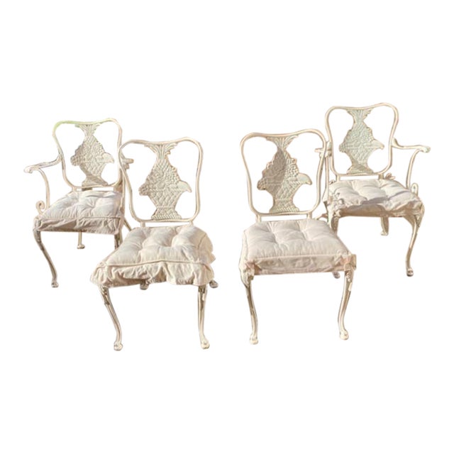 Set of 4, Russell Woodard Dining Chairs, For Sale