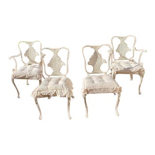 Vintage Woodard Chairs, Set of 4 For Sale
