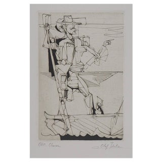 Olaf Idalie, Charon, Original Etching For Sale
