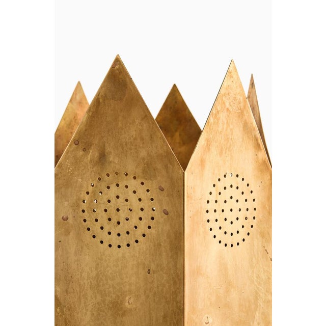 This rare and sculptural candlestick was designed by hans-agne jakobsson and produced by his company hans-agne jakobsson...