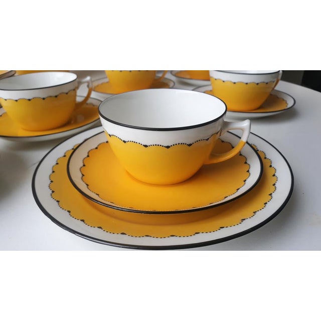 Art Deco Coffee Service in Porcelain from Suisse Langenthal, Switzerland, 1930s, Set of 22 For Sale - Image 9 of 15
