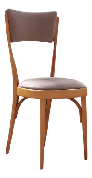 Powder Pink Chairs, 1959, Set of 8