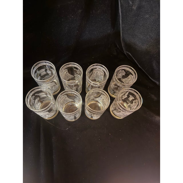 1970s Pharmacist Historic Glassware Set - Set of 8 For Sale - Image 12 of 12