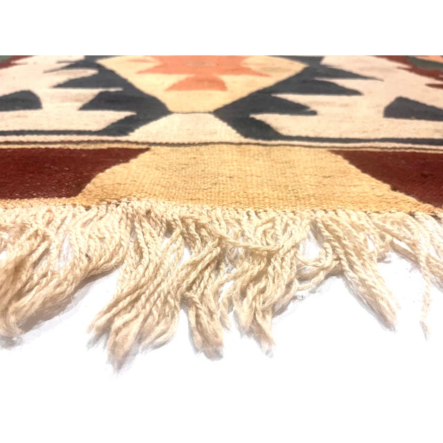 Antique Caucasian Kilim Rug 6’4” X 8’3” For Sale - Image 9 of 9