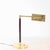 Mid-Century Brass and Wood Lamp, 1980s For Sale - Image 9 of 11
