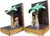 Tommy Bahama Vintage Hand-Painted Monkey & Palm Tree Bookends, Pair For Sale - Image 4 of 12