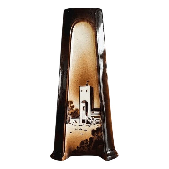 Antique Art Deco Ceramic Vase from Utrecht Fayence, Holland, 1900s For Sale