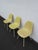 Herman Miller Eames Set of 3 Fiberglass Shell Chairs 1960s Light Yellow 6640 For Sale - Image 13 of 18