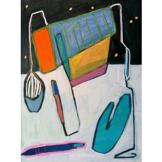 "Listen 4" Original Abstract Painting by Rebekah Andrade For Sale