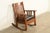 Stickley Brothers Style Antique Mission Oak Arts & Crafts Rocking Chair, Circa 1910 For Sale - Image 13 of 13