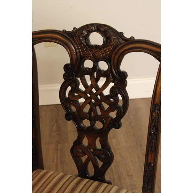 Early 20th Century Chippendale Style Mahogany Carved Ball and Claw Dining Chairs - Set of 8 For Sale In Philadelphia - Image 6 of 13