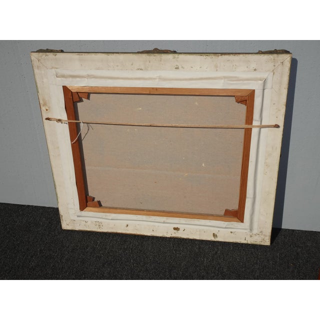 1950s Countryside Landscape Oil Painting Signed Messmer, Framed For Sale - Image 12 of 13