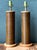 Vintage Pencil Reed Cylinder Lamps - A Pair For Sale - Image 11 of 12