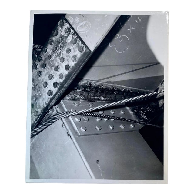 1972 Architectural Black and White Original Archival Glossy Photograph For Sale