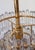 Gold Ceiling Lamp with Ice Crystals and Brass in the style of Kalmar, 1960s For Sale - Image 8 of 9